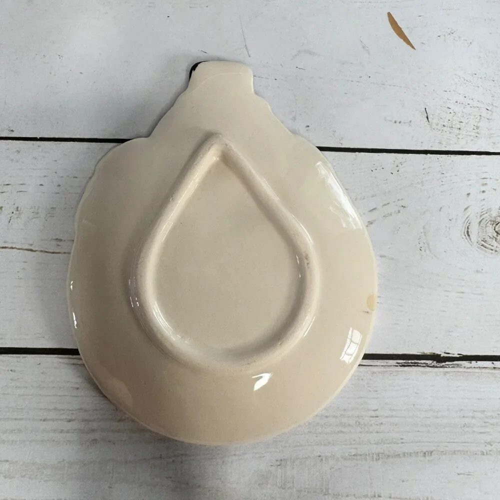 Snowman Themed‎ Ceramic Holiday Soap Dish Spoon Rest Holiday Decor